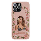 Birth Month Flower (Jan to Dec), Best Gift Idea - Personalized Birth Month Flower Full Print Phone Case