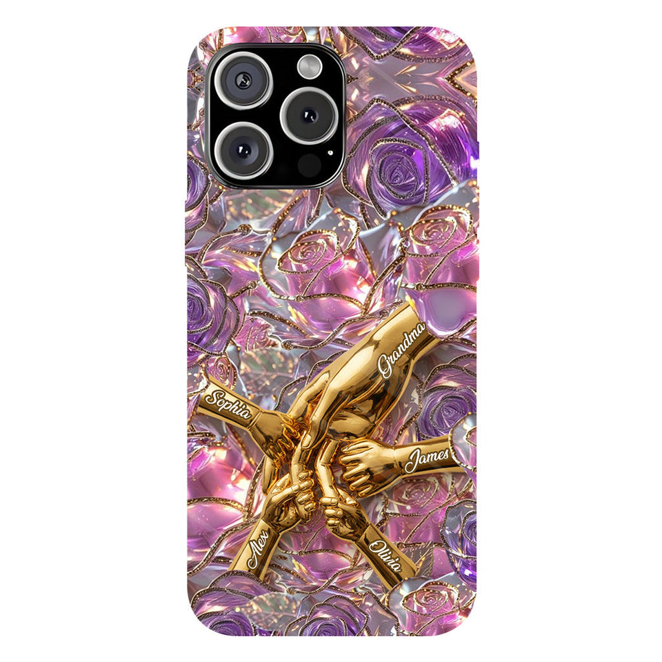Holding Hands - Personalized Mother Full Print Phone Case