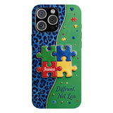 Different Not Less - Personalized Autism Awareness Full Print Phone Case
