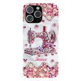 Just A Girl Who Loves Sewing - Personalized Sewing Full Print Phone Case