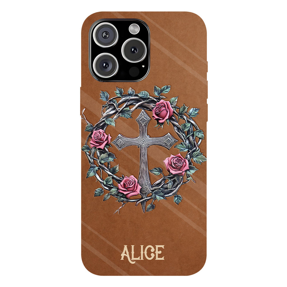 Croire - Coque de téléphone personnalisée avec impression chrétienne intégrale
