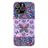 Mom And Children Butterflies - Personalized Mother Full Print Phone Case
