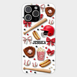 Love Baseball - Personalized Baseball Full Print Phone Case
