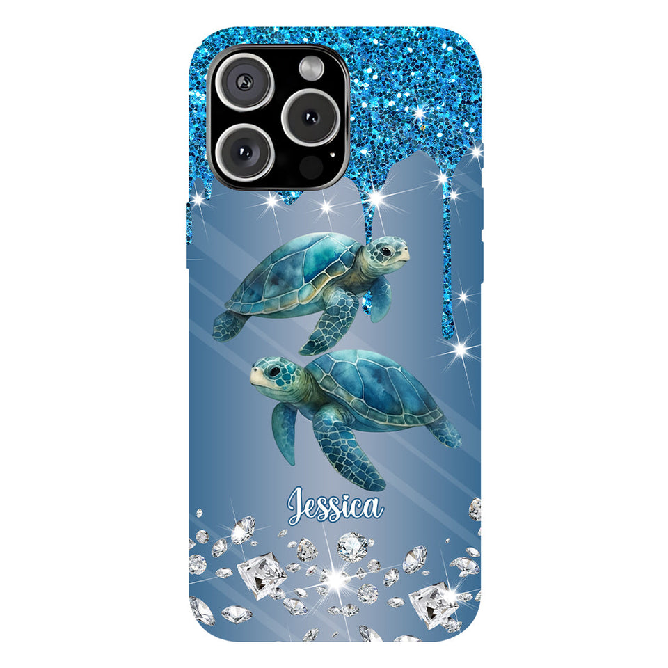 Beautiful Dolphins/ Turtles/ Whale... Gift For Sea Lover - Personalized Sea Lover Full Print Phone Case