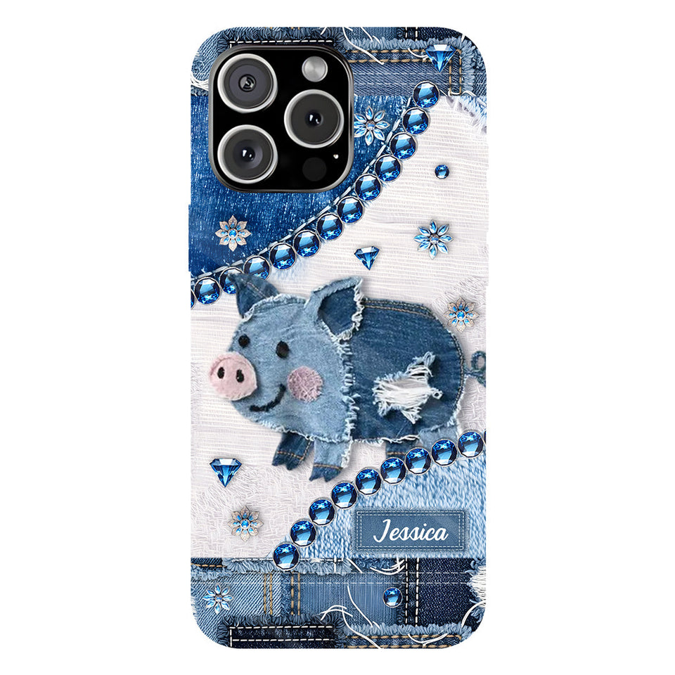 Cute Pig - Personalized Pig Lover Full Print Phone Case