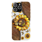 Sunflower Gift For Grandma Mom - Personalized Grandma Full Print Phone Case