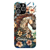 Love Horses - Personalized Horse Full Print Phone Case