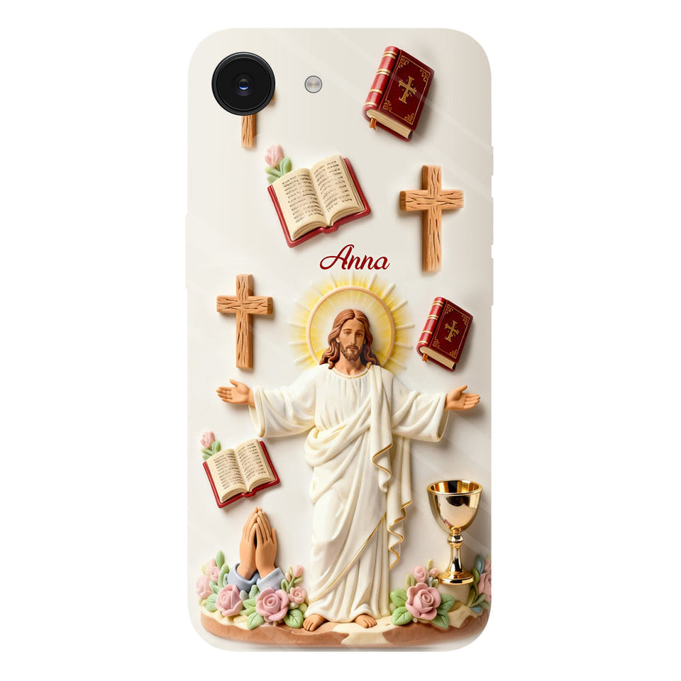 Faith Over Fear - Personalized Christian Full Print Phone Case