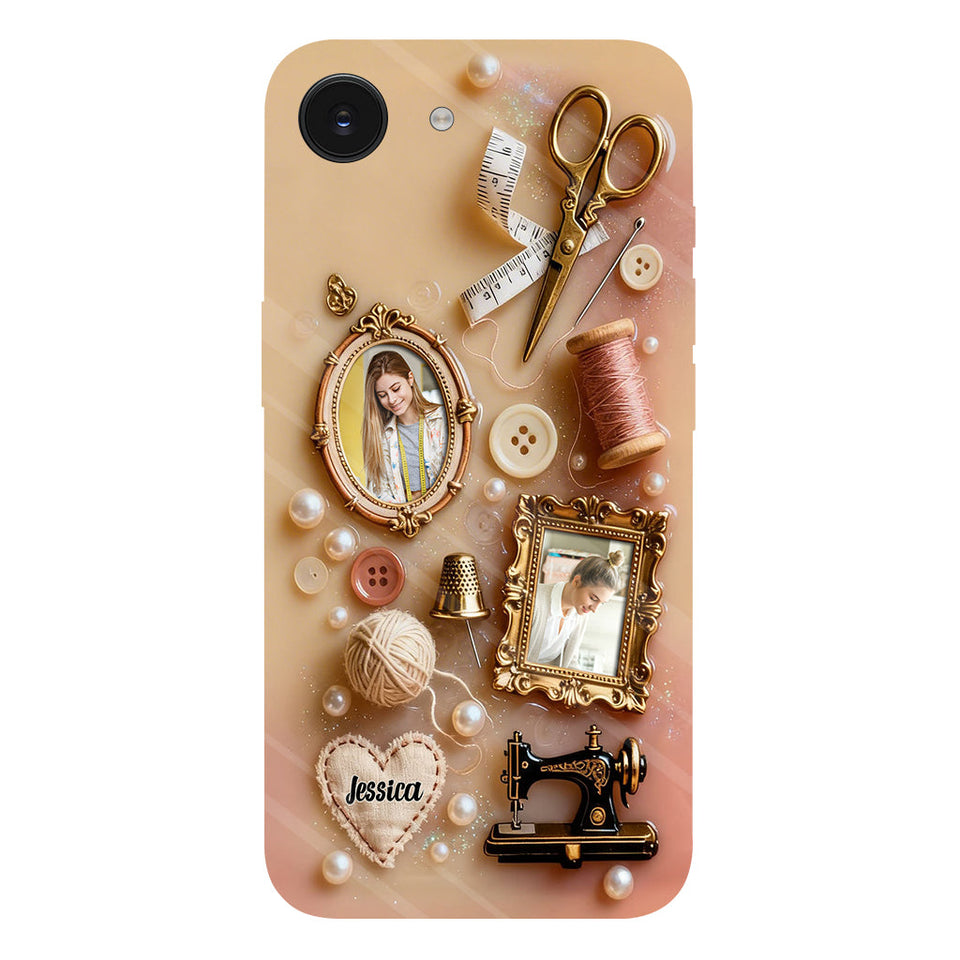 Love Sewing - Personalized Sewing Full Print Phone Case