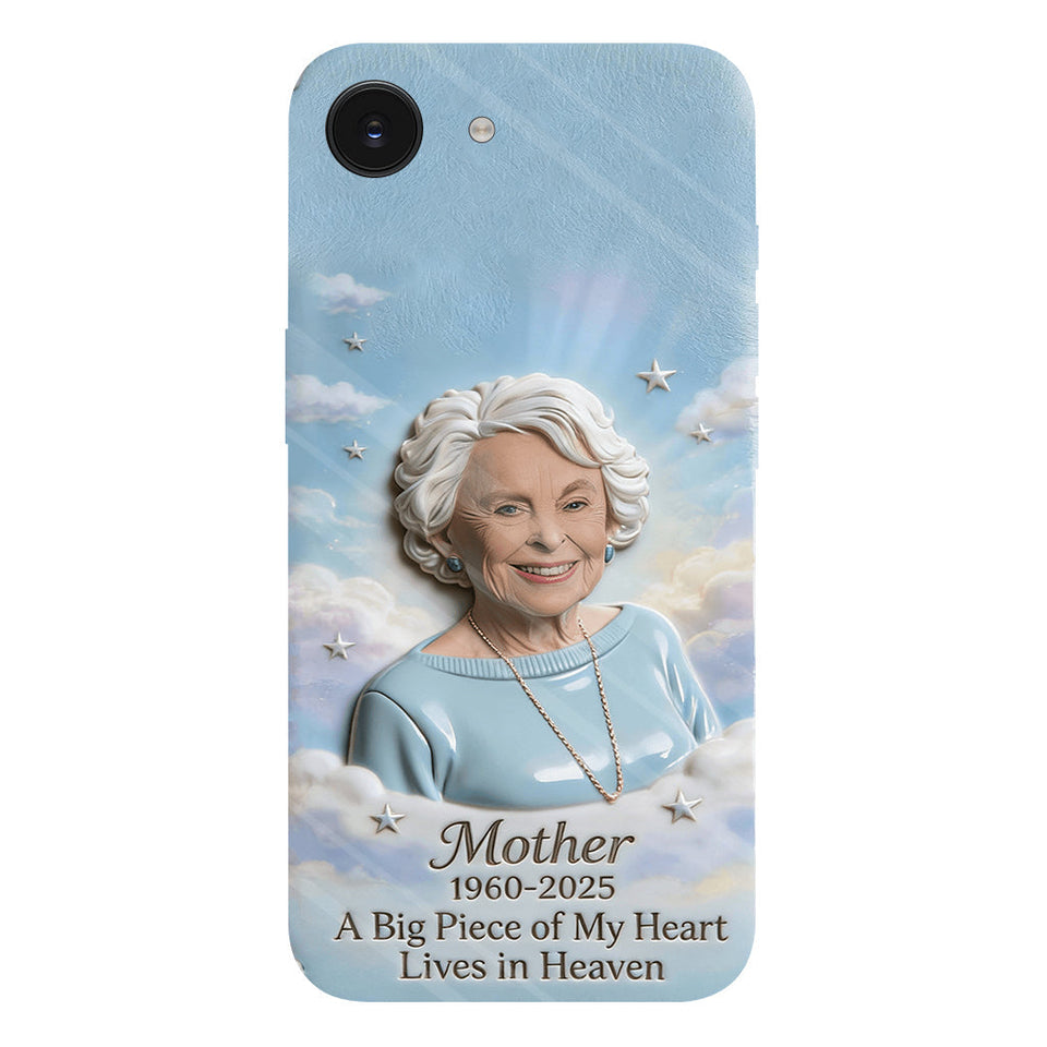 Coque de téléphone personnalisée avec photo - Un morceau de mon cœur - Souvenir personnalisé - Impression intégrale