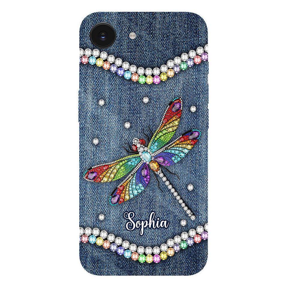 Beautiful Dragonfly - Personalized Dragonfly Full Print Phone Case