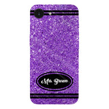 Artificial Glitter Crayon Design - Personalized Teacher Full Print Phone Case & Phone Grip