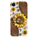 Sunflower Gift For Grandma Mom - Personalized Grandma Full Print Phone Case