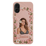 Birth Month Flower (Jan to Dec), Best Gift Idea - Personalized Birth Month Flower Full Print Phone Case