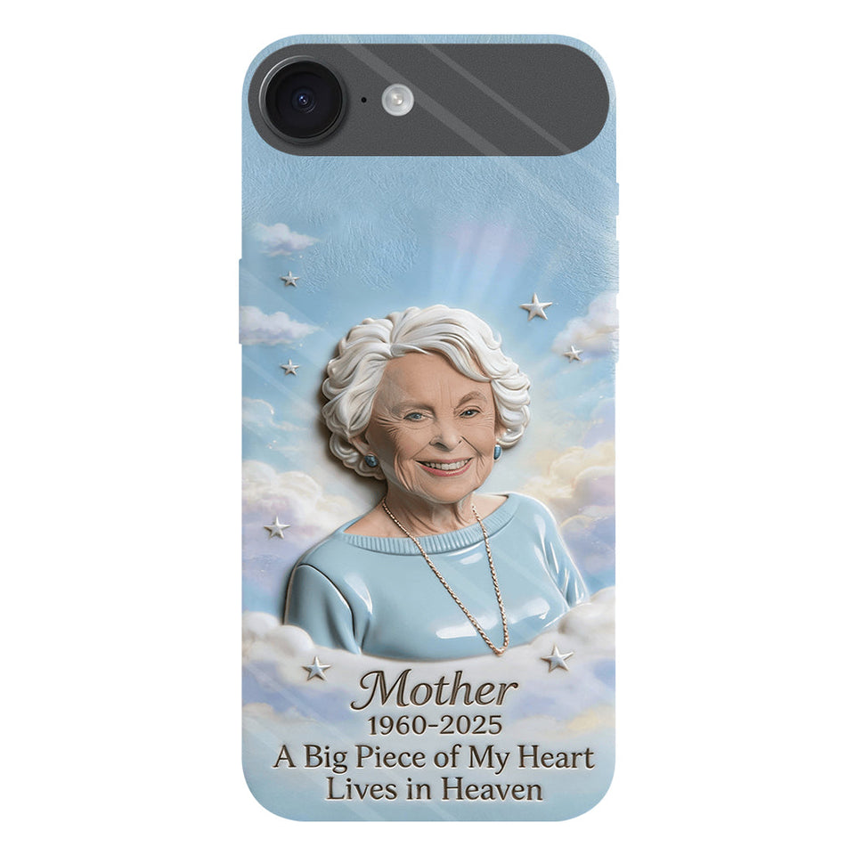 Coque de téléphone personnalisée avec photo - Un morceau de mon cœur - Souvenir personnalisé - Impression intégrale