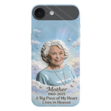 Coque de téléphone personnalisée avec photo - Un morceau de mon cœur - Souvenir personnalisé - Impression intégrale