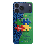 Different Not Less - Personalized Autism Awareness Full Print Phone Case